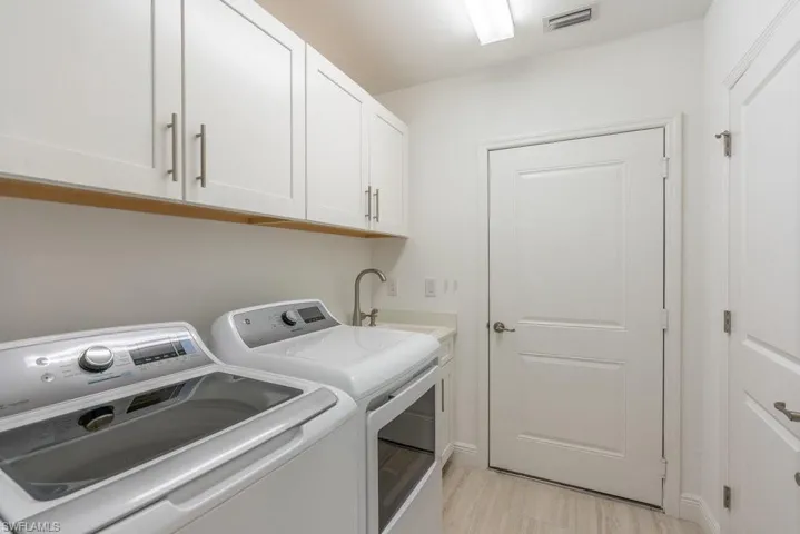 Laundry and utility tub in residence