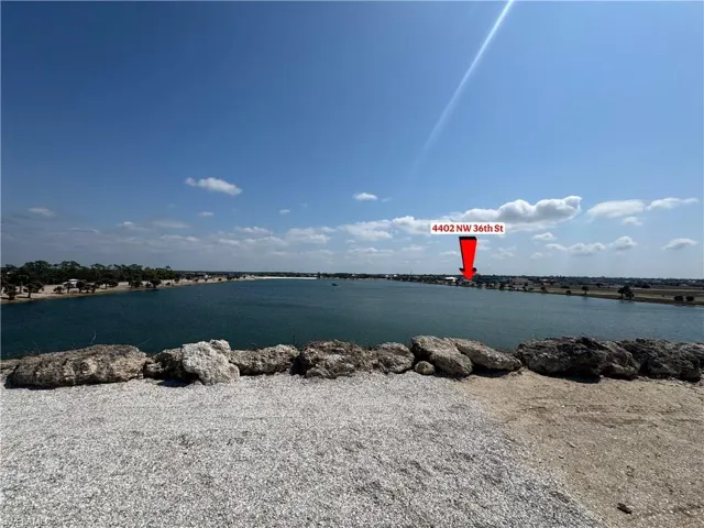 View of Lake and Lot Location from Lookout Hill