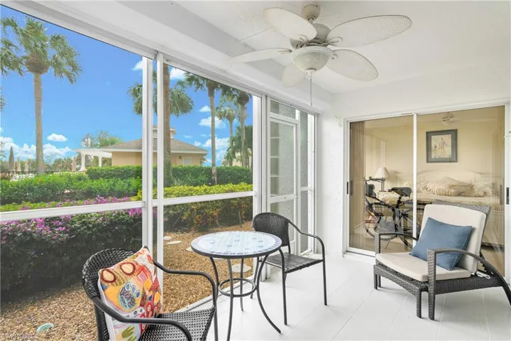 Lanai with direct access from master bedroom