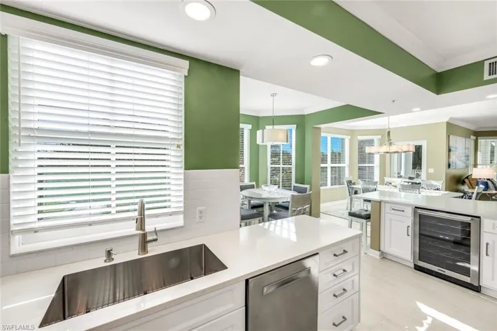 Extra Large SS Sink & Nice Wine / Beverage Fridge