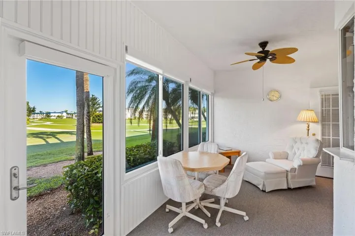 Walk out Lanai with Newer Hurricane Windows and Shades