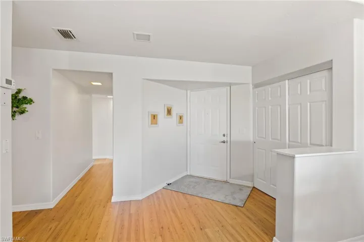 Foyer entrance is open and inviting