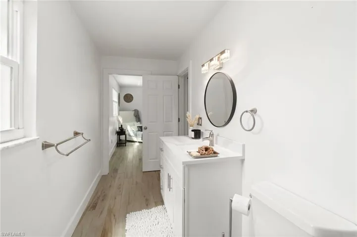 Updated vanity and fixtures