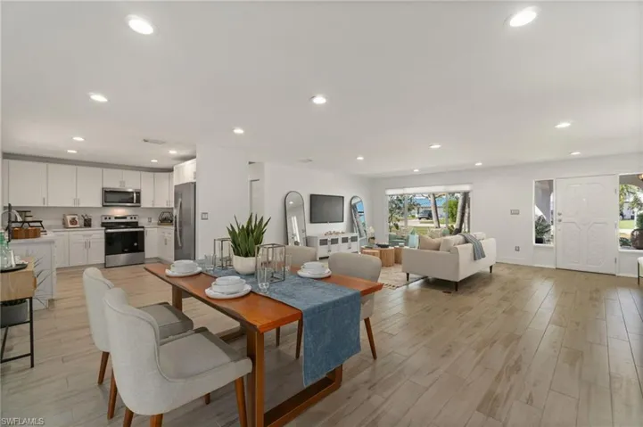 Bright dining area with seamless flow to main living areas