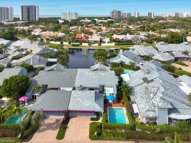 Front drone/aerial view