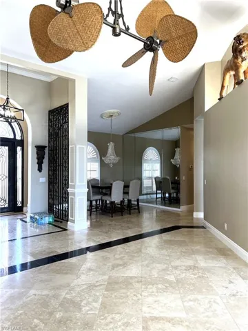 One of nine custom ceiling fans