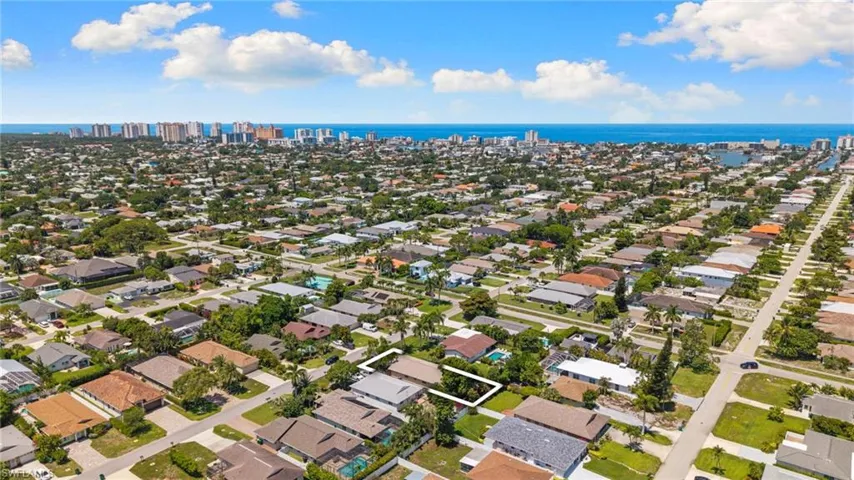Aerial Showing Vicinity of Vanderbilt Beach