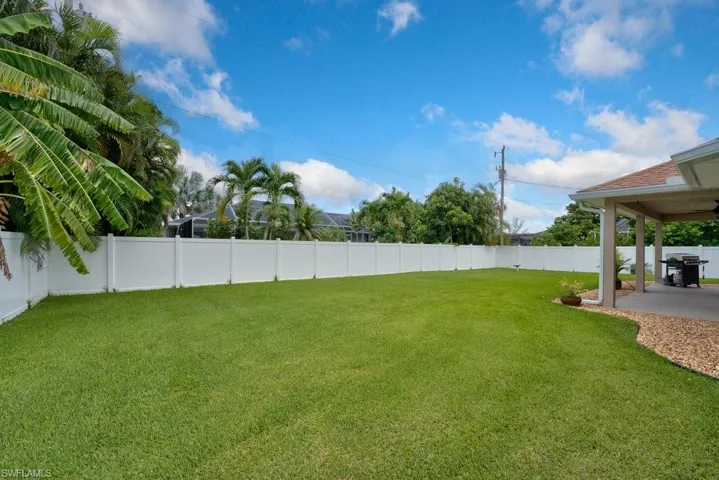 View of yard featuring a patio area
