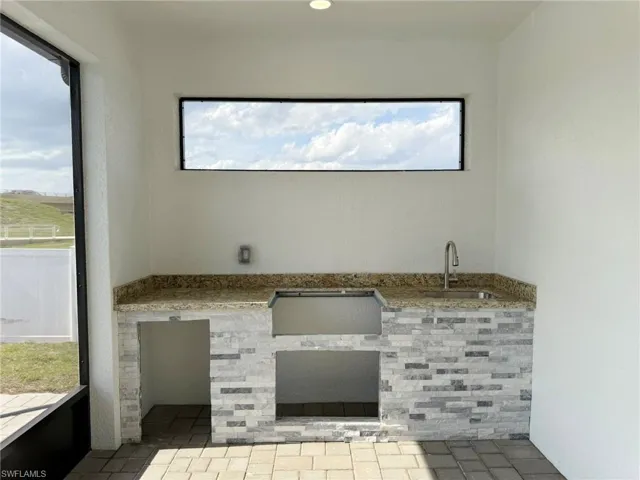 Screened Lanai with Roughed In Kitchen