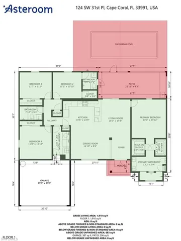 124 Sw 31st Pl, Cape Coral, Florida 33991