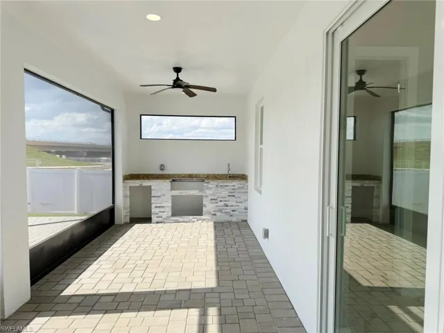 Screened Lanai with Roughed In Kitchen