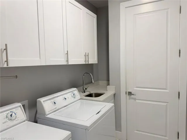 Laundry Room with Cabinetry and Wash Sink