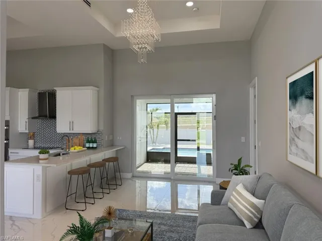 Virtually Staged Living Room