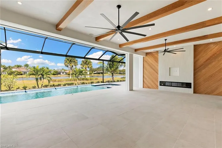 Covered outdoor living area