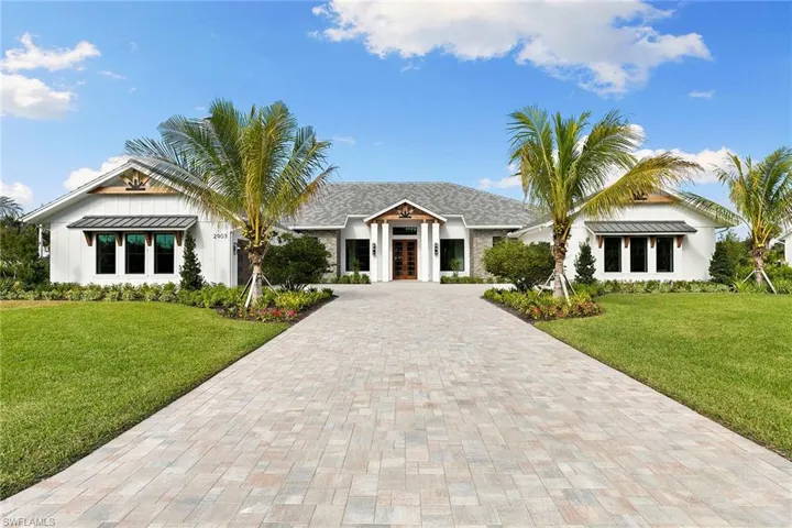 New construction home in North Naples