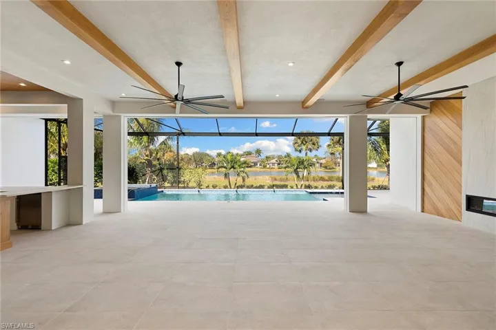 Covered outdoor living area