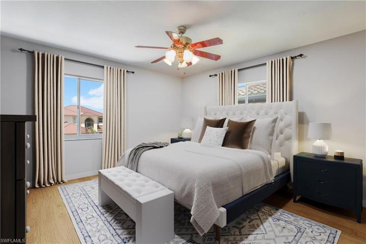Photo has been reality renovated to showcase the possibility of the dining room. Design services included with purchase!