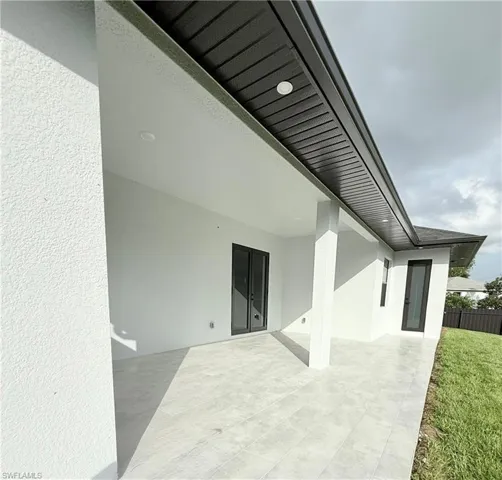 View of patio