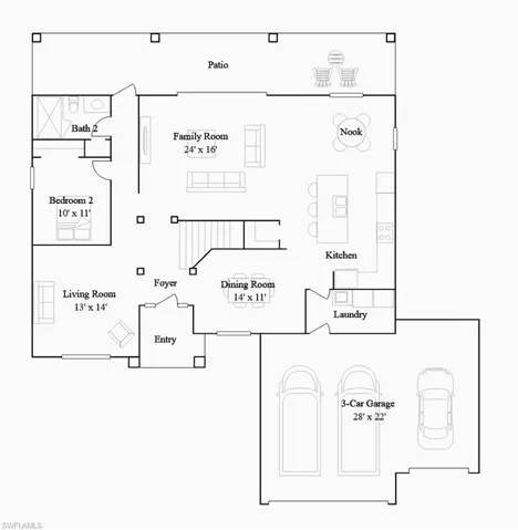 View of home floor plan