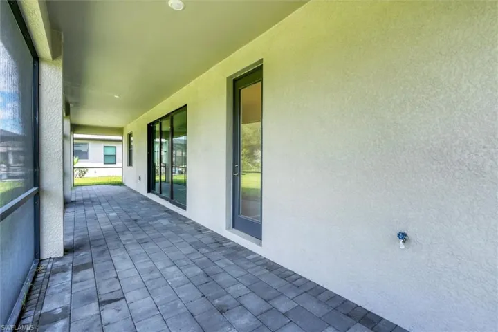 View of patio