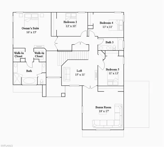 View of home floor plan