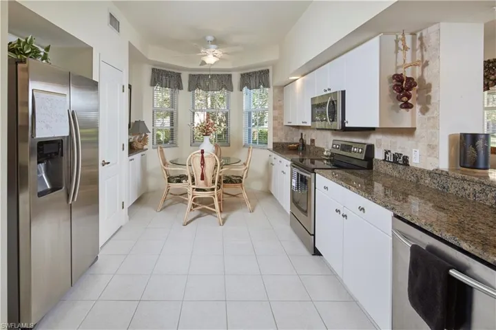 Ample cabinet space and a pantry. This kitchen will easily accommodate two chefs.
