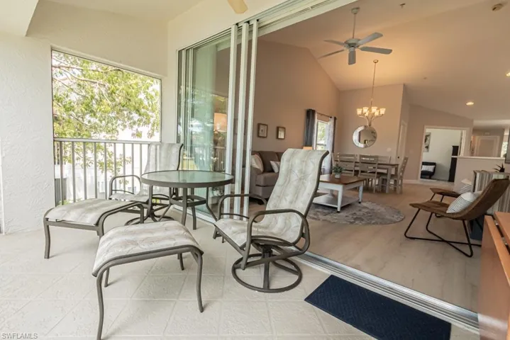 Screened Balcony attached to living area