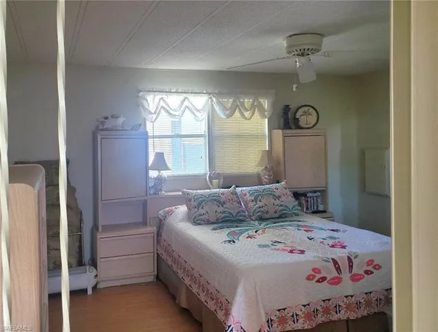 Master bedroom features a walk-in closet.