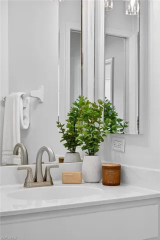 start your day in this pretty primary bathroom