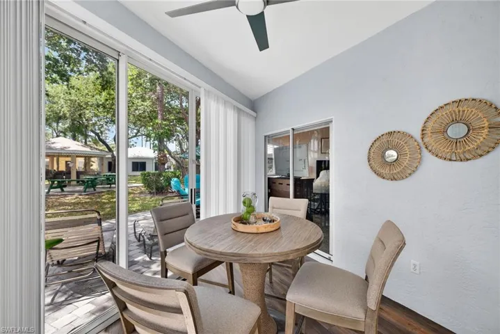 Heated & Cooled Lanai great space to play cards or enjoy the sunset