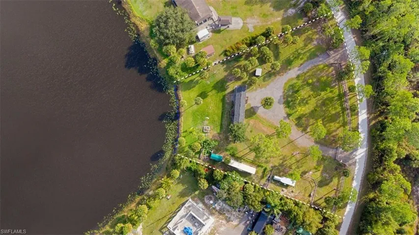Aerial view of property's location