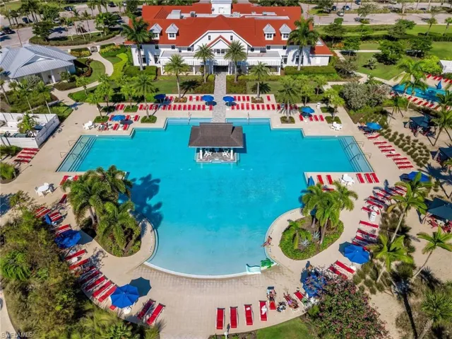 View of pool
