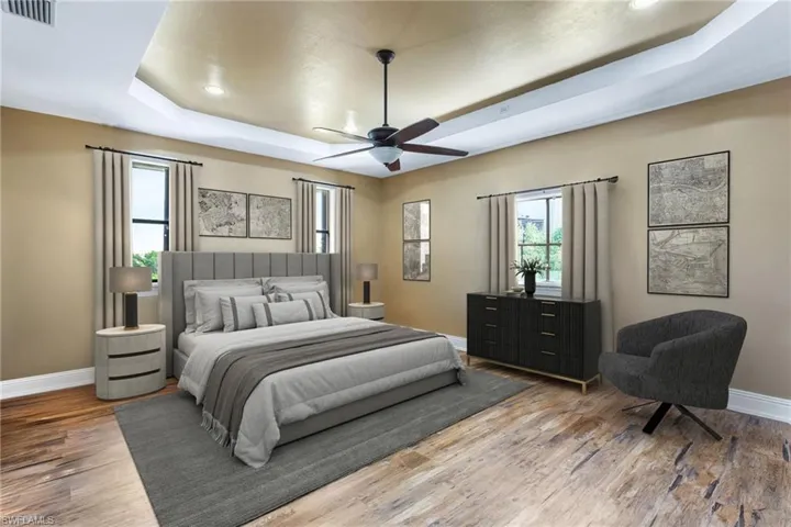 Virtual Staging Master Bedroom