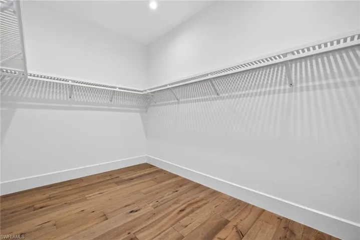 Large master bedroom walk-in closet