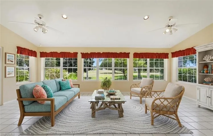 Florida room- staged