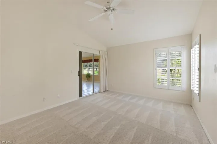 Main Bedroom with plantation shutters