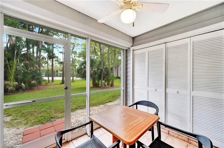 Screened Porch and Laundry Closet