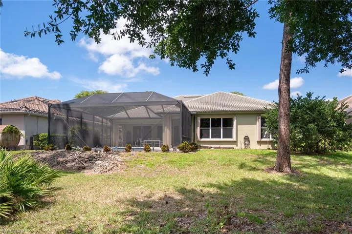 large back yard
