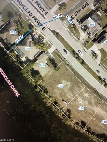 Aerial view of property's location featuring property boundaries highlighted
