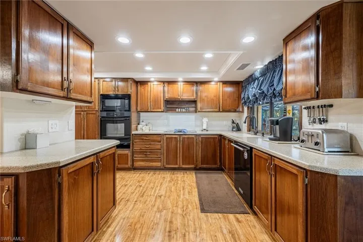 Kitchen with with lots of cabinets and counterspace