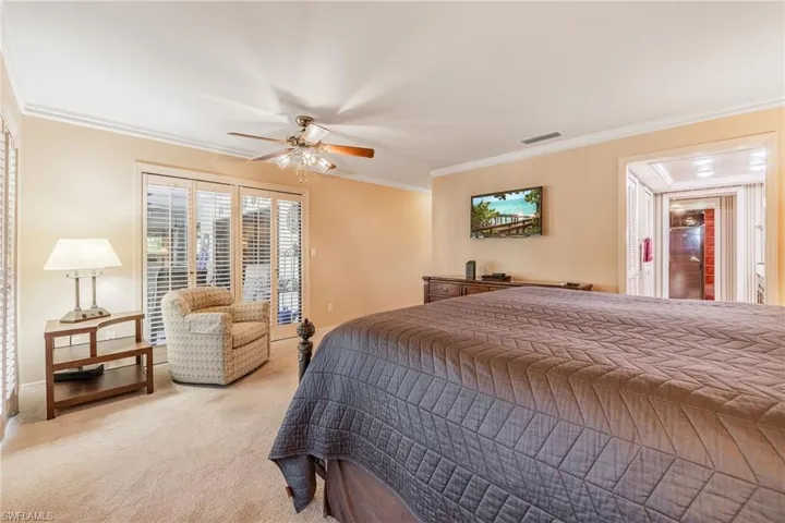 Master Bedroom 2 sets of sliders leading to your outdoor space