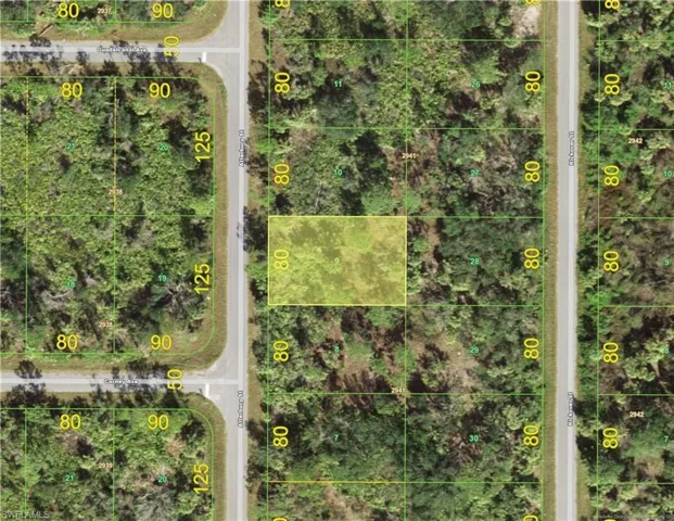 Aerial overview of property's location