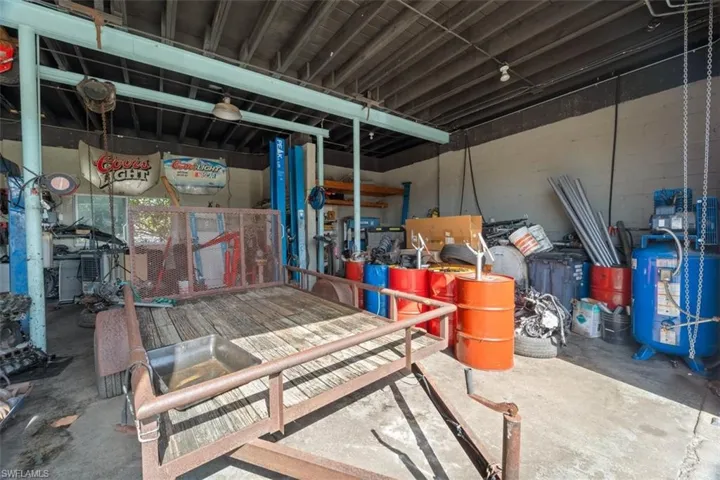 View of storage room