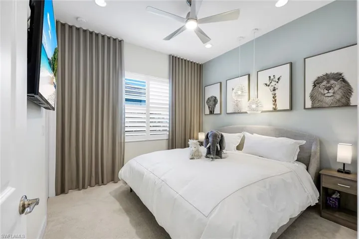 Guest Bedroom with Walk in Closet