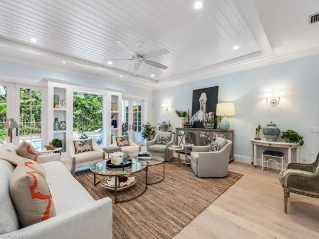 Surrounded by the lush, tropical outdoors