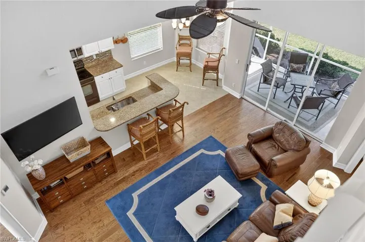 Living Room View from Loft