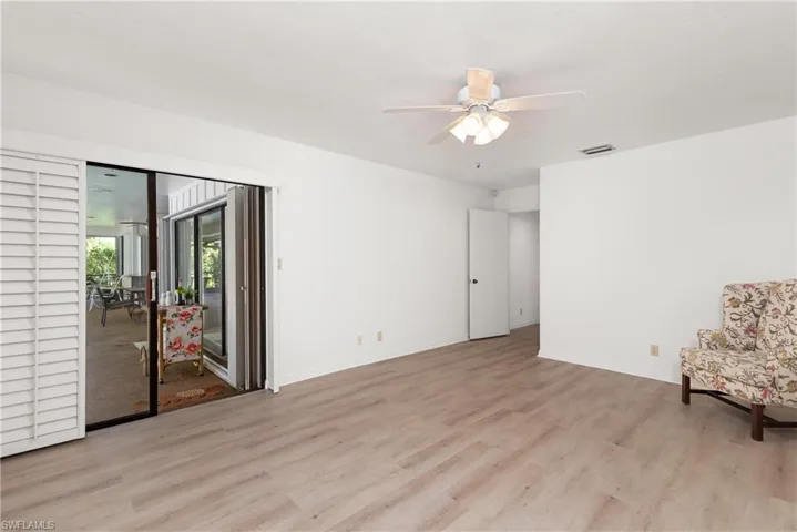 master bedroom opens to the pool