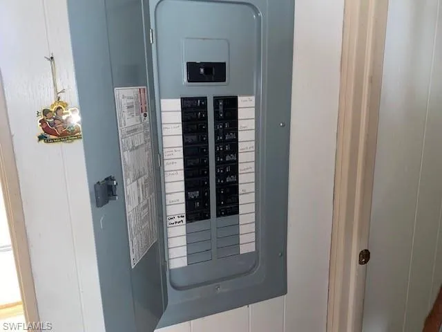 Utilities with electric panel
