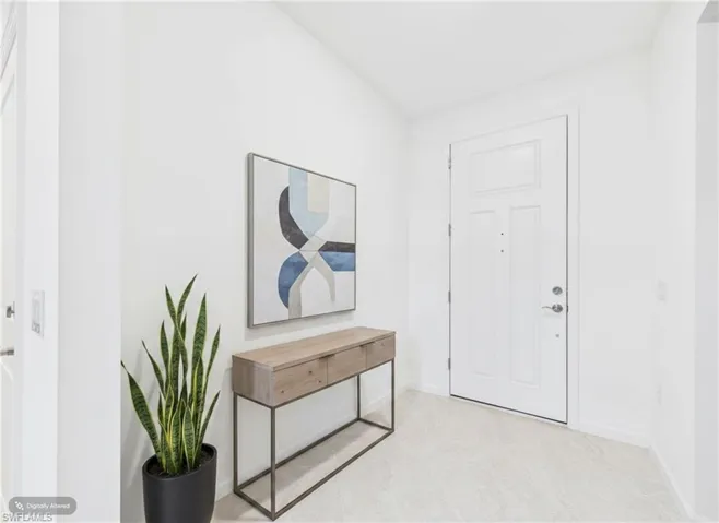 Virtually Staged Entry Way