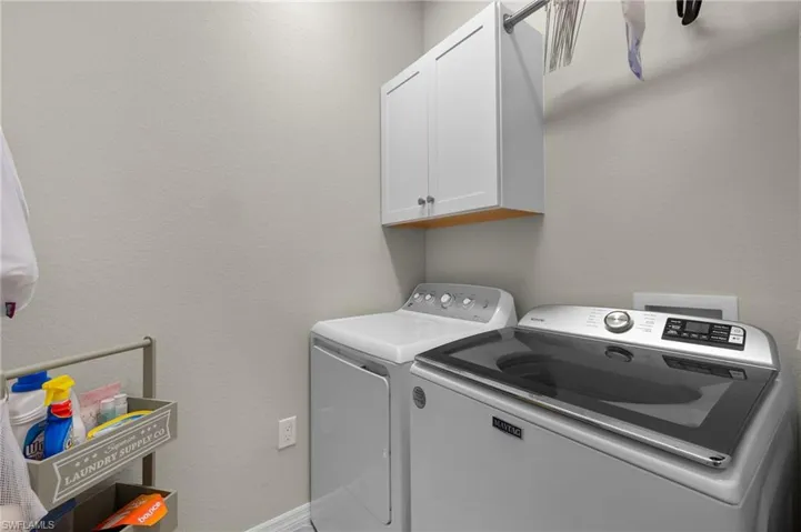 In-unit laundry room. New washer.
